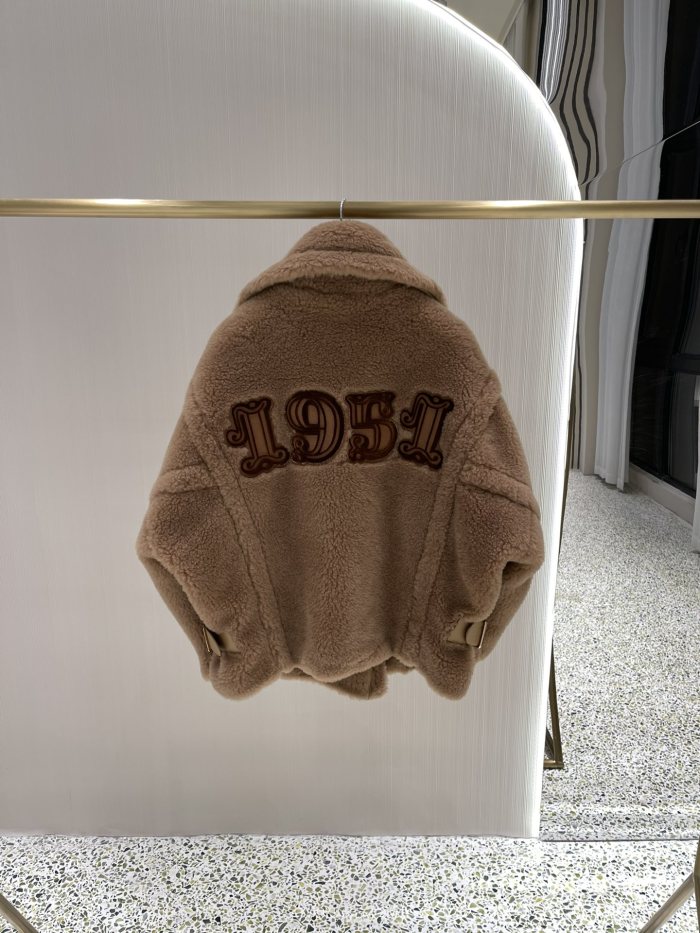 Max Mara Teddy Cristin Short Coat Size 36-40