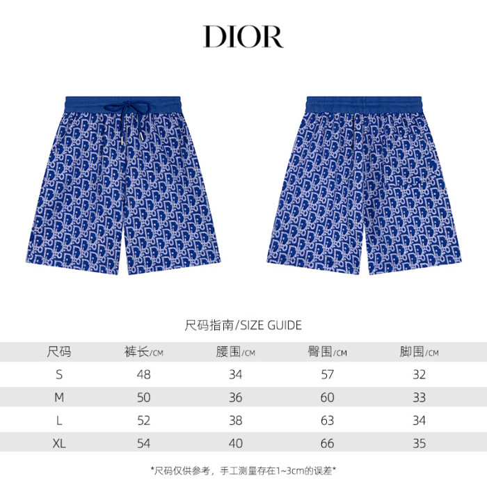 Dior Unisex Shorts S-XL 4-Color