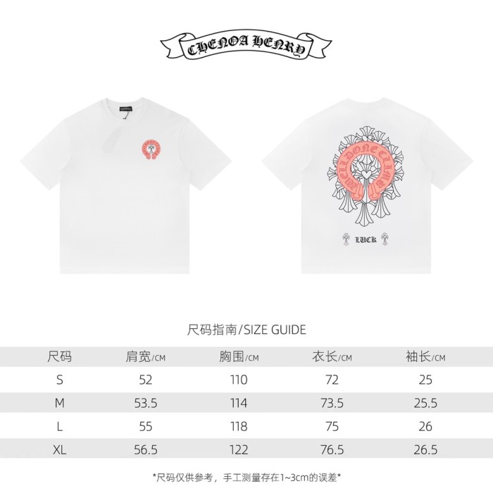 Chrome Hearts Unisex T Shirt S-XL 2-Color