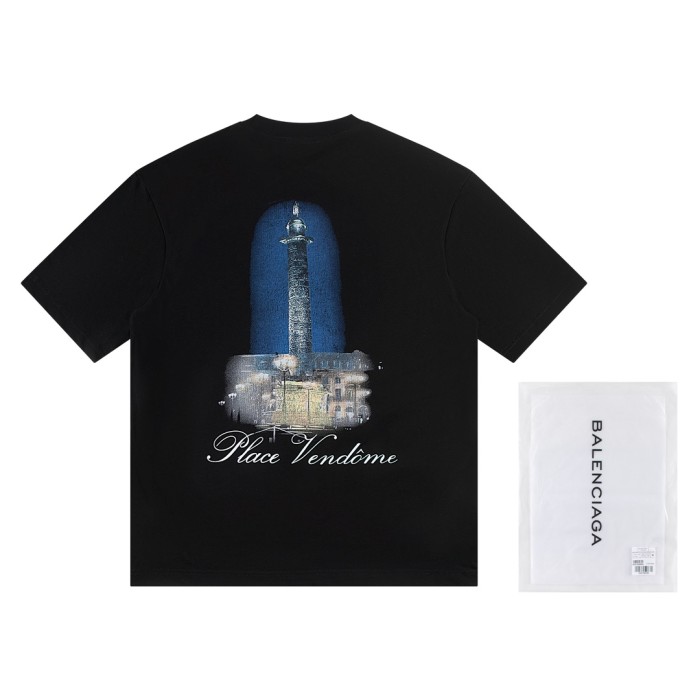 Balenciaga Unisex T Shirt S-XL 2-Color