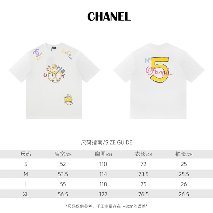 Chanel Unisex T Shirt S-XL 2-Color
