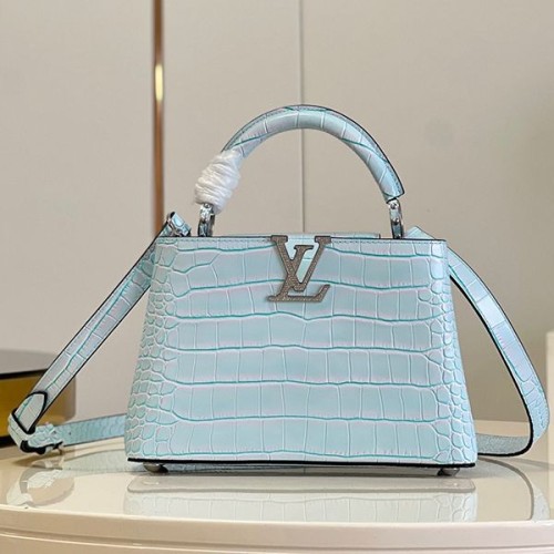 送料込 ルイヴィトン カプシーヌ ハンドバッグ 偽物 vuu98557