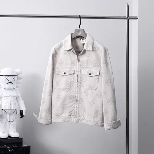 高品質♪♪♪ クロムハーツ 偽物 フローラルクロス デニムジャケット Kuv91203