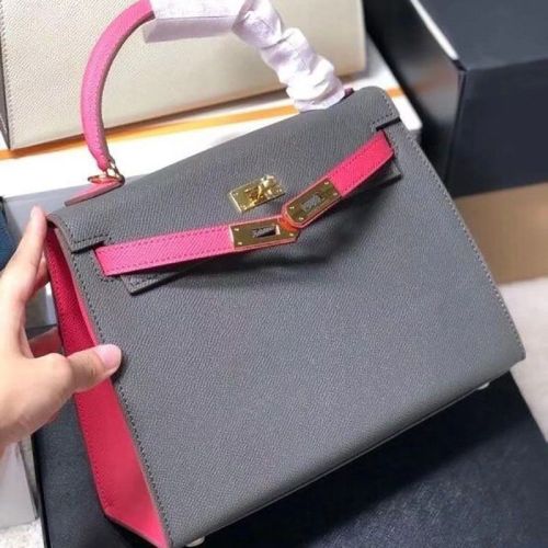 ★日本!!人気！エルメス ケリー 28 エトゥープ コピー ハンドバッグhe26017
