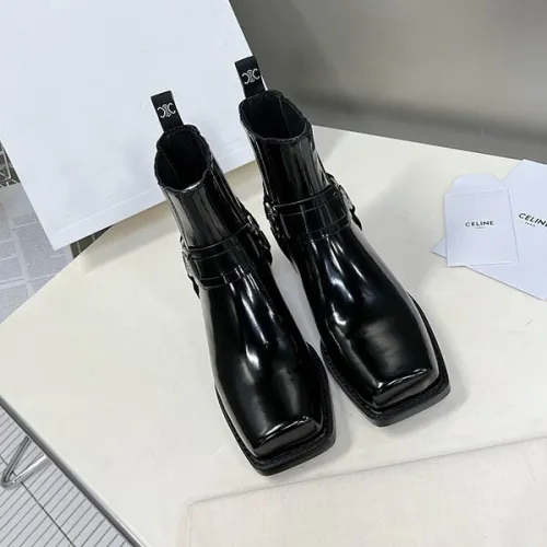 セリーヌ アイスカーフスキンのバイカーチェルシーブーツ 偽物 345873622C38NO