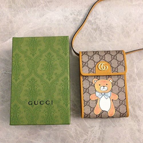 大人気 限定コラボ★KAI x グッチ テディベア ミニバッグ偽物 660161 2YMAG 8695