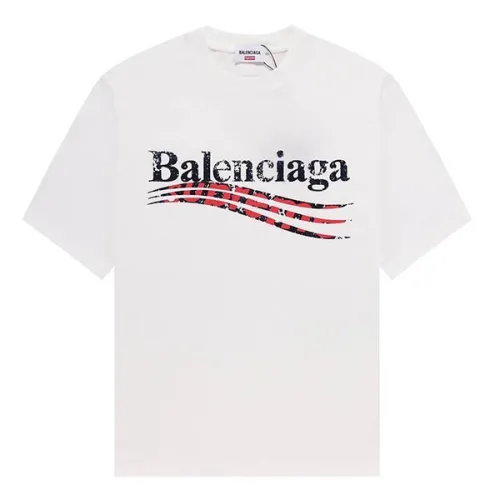 バレンシアガ シュプリーム 偽物 キャンペーン ロゴ プリント Tシャツ baf80474