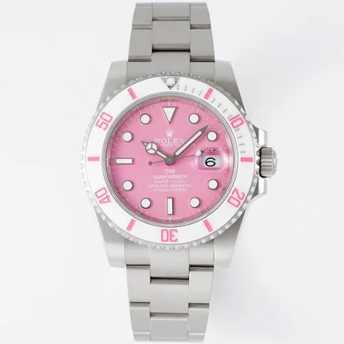 稀少 DiW ロレックス コピー サブマリーナ FUCHSIA ros46614
