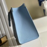 ★関税/送料込★​ルイヴィトン オンザゴー MM 偽物 バッグ モノグラム ブルー M45718