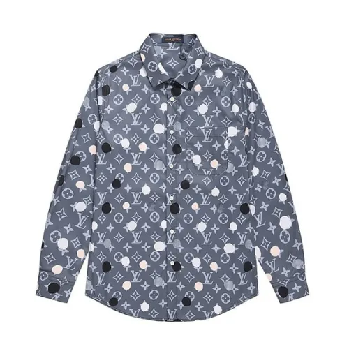 ギフトに最適草間彌生コラボ 偽物 ルイヴィトン PAINTED DOTS シルクシャツ vug63525