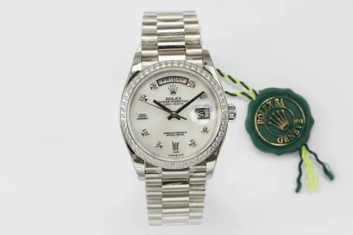 《大人気》ロレックス 腕時計 スーパーコピー デイデイト シルバー 36mm roc20921