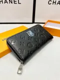 L&V 男 財布 パターンレリーフ