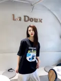Chanel /シャネル23 ssシティレースプリント半袖Tシャツ