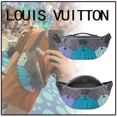 【LOUIS VUITTON】 新しい  LV草間彌生コラボシリーズ カラフルカボチャ柄チェストバッグ/ウエストバッグ
