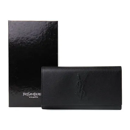 【国内発送】SAINT LAURENT 長財布 352905 ブラック ギフト可！