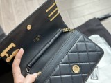 【上品可愛い】CHANEL ショルダーバッグ ブラック