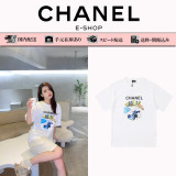 Chanel /シャネル23 ssシティレースプリント半袖Tシャツ