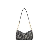 【23年新作】 DIOR  30  MontaigneAvenue CDロゴHoboパッケージ ワンショルダー斜め掛けバッグブルー