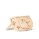 【LOUIS VUITTON】ミニベルトバッグ LV モノグラム レザー ロゴ