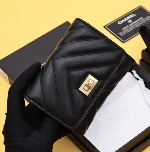 【-chanel】クラシック小さなフラップ財布【財布】