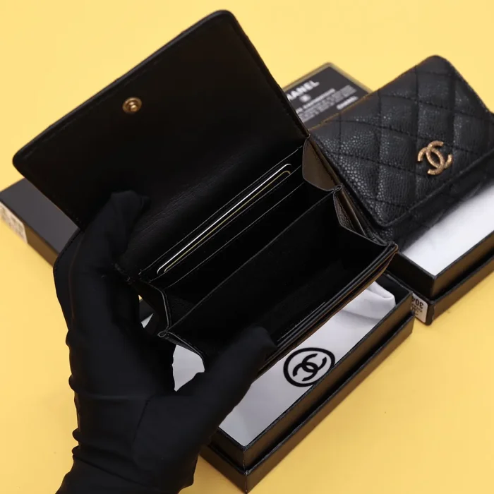 【-chanel】クラシック小さなフラップ財布【財布】-1