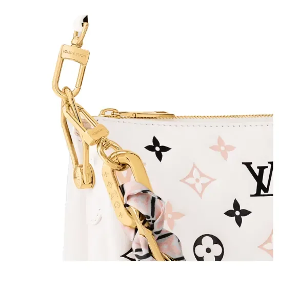 【LOUIS VUITTON】LV2023新品COUSSIN BB ショルダーバッグ斜め掛けバッグゴールドチェーン