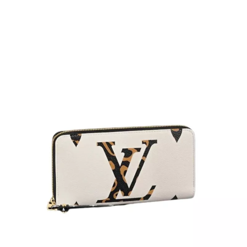 LOUIS VUITTON ラウンド長財布 ジッピーウォレット モノグラムジャイアントジャングル M44745