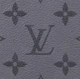 LV ルイヴィトンブラックオールドフラワーブラックチェッカーボードメンズハンドバッグ