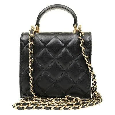【CHANEL】トップハンドル チェーン ミニバッグ