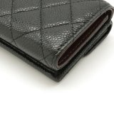 【CHANEL】大人気☆CHANEL☆*シャネル マトラッセ 三つ折り財布 ミニ財布