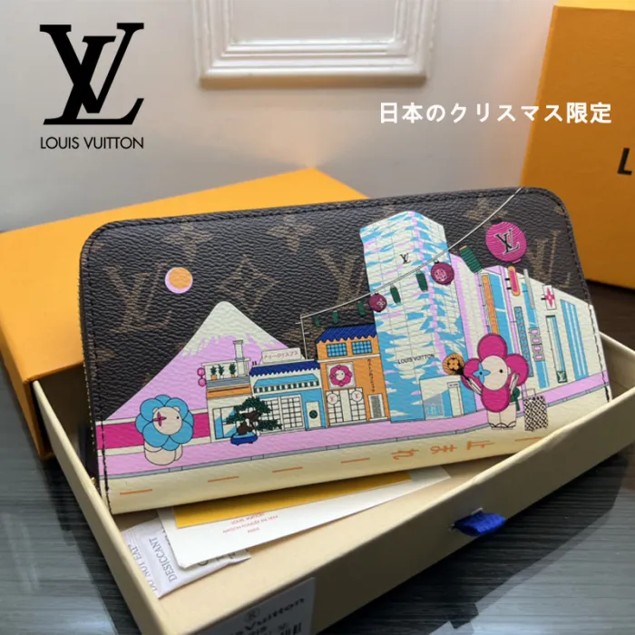 【国内発送】ルイヴィトン☆クリスマス限定 ジッピーウォレット