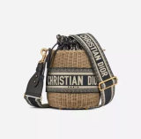 完売前に！DIOR 即納関税込 DIOR WICKER かごバッグ ストロー