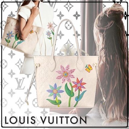 Louis Vuitton 草間彌生コラボ LV × YK ネヴァーフル MM ピンク
