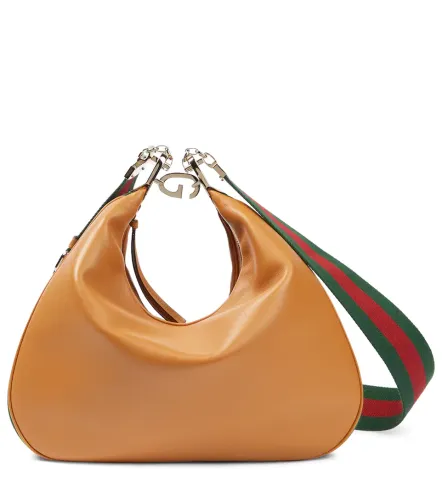 新品ラック  GUCCI  Attache Lサイズレザーショルダーバッグ