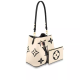 【Louis Vuitton】ネオノエ クレーム 長財布 2点セット お得 Ref:M56889+M80481