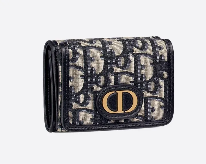 【DIOR】ディオール オブリーク 30 MONTAIGNE コンパクト財布