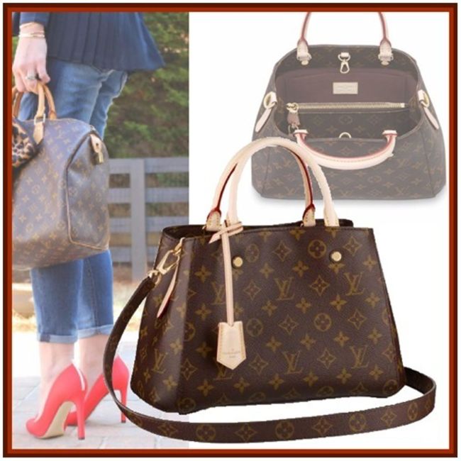 LV（ルイヴィトン） MONTAIGNEミディアムハンドバッグ M41056