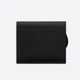 【ディオール】SADDLEサドルロータスウォレット☆レザーミニ財布