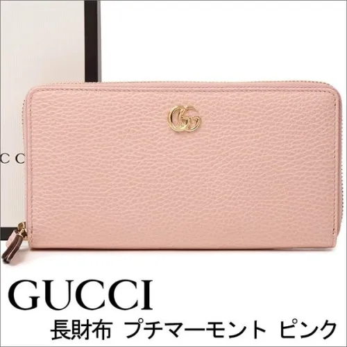 【母の日特 グッチ 長財布 レディース GG Wallet ピンク 449347 CAO0G 5806 【送料無料】 ギフト プレゼント