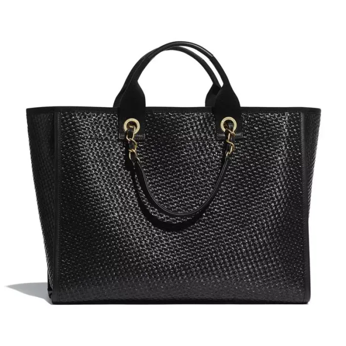 【CHANEL】バッグ 限定 直営 CC ロゴ トート ショルダー ドーヴィル