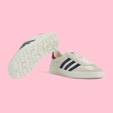 【GUCCI】× ADIDASコラボ Gazelle スニーカー(白)