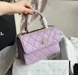 【Chanel】Oggi30周年記念が推す！ラムスキン CC トップ ハンドル バッグ