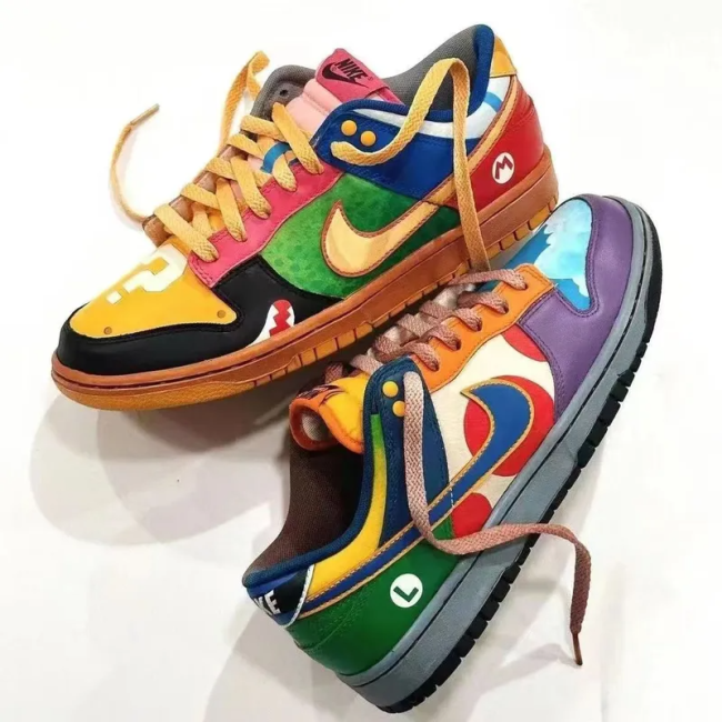 Nike x Super Mario dunk low||“What the Super Mario”