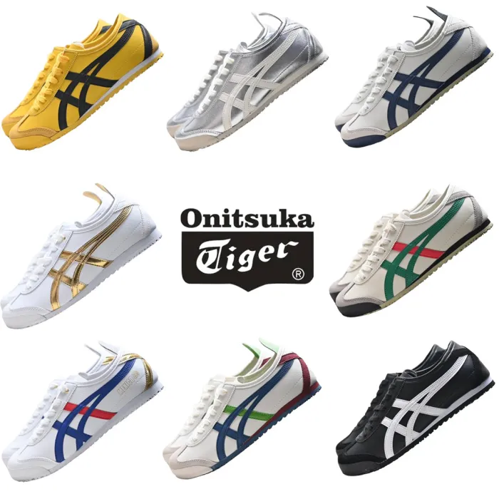 【Onitsuka Tiger】メンズモデルとウィメンズモデルMEXICO 66ブルース・リーのスポーツ＆レジャースニーカー