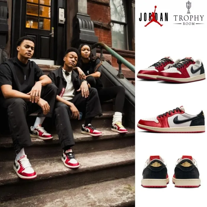 2024 Latest Works★Trophy Room x Air Jordan 1 Low “Rookie Card”