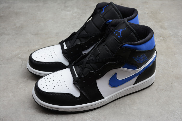 Air Jordan 1 Mid White Royal 554724-140
