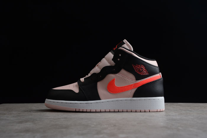 Air Jordan 1 Mid SE Anti-slip Black pink