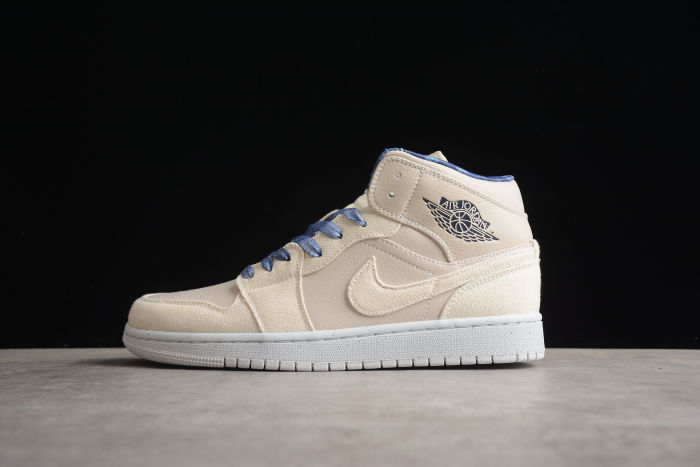 Air Jordan 1 Mid SE Sanddrift Women Sneakers White Summit-White