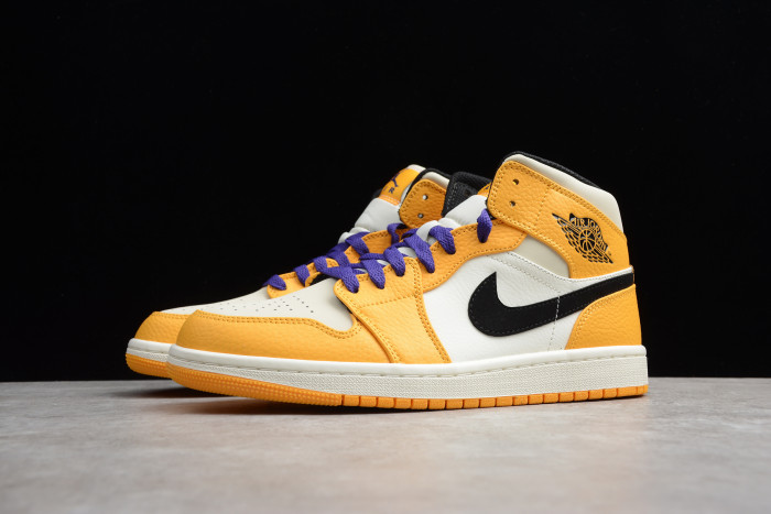 Air Jordan 1 Mid SE Lakers 852542-700