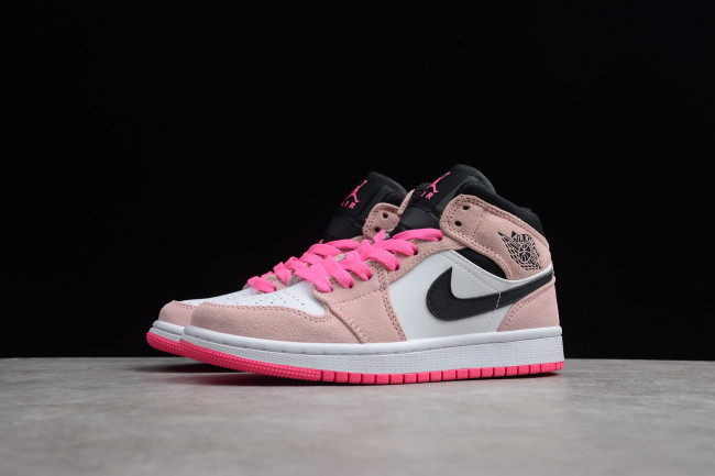 Air Jordan 1 Mid Crimson Hyper Pink 852542-801